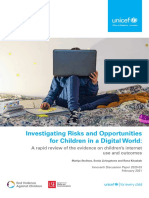 Investigating Risks and Opportunities For Children in A Digital World