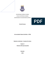 Relatório Individual - Problema 1 - Daniel Novaes