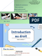 Présentation Introduction Au Droit
