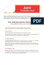 Apple Printables Pack