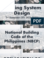 Building System Design: 2 Semester (SY 2021-2022)
