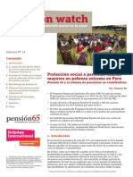 Social Protection For Older People in Extreme Poverty in Peru Spanish