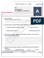 Test-Kontrolli NR 1 - Teza A-Tik - 10 - 2017-2018