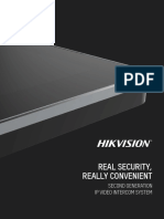 Hikvision 2nd Generation IP Video Intercom System Bruchure