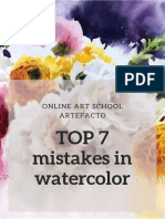Top 7 Mistakes in Watercolor