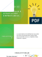 Unidad III Creatividad e Innovación Empresarial