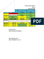 Jadwal Pelajaran MI Muhajirin 22