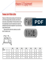 Hardware & Equipment: Freeman Lok-In Pattern Letters