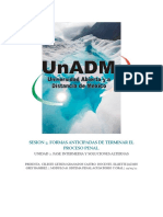 Sesion 5. Formas Anticipadas de Terminar El Proceso Penal.: Unidad 2. Fase Intermedia Y Soluciones Alternas