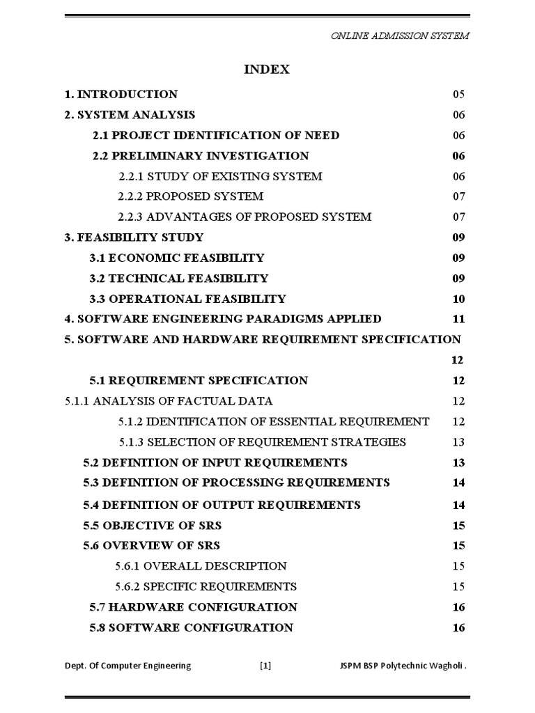 Online Admission System Overview | PDF | Php | Databases