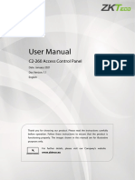 User Manual: C2-260 Access Control Panel