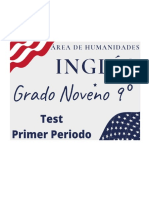 Final Test - Grado 9° - English