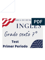 Final Test - Grado 7° - English