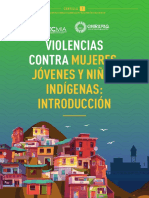 Cartilla 1 - Violencias contra mujeres, jóvenes y niñas indígenas: Introducción