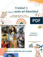 Unidad 1: Explorando Mi Identidad: Desarrollo Personal - Clase 4 Nivel 2° Medio: Apolo - Zeus - Atenea