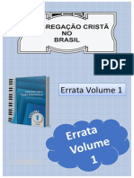 Errata Corrigida Volume 1 em Slide