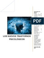 Nuevos Trastornos Psicologicos