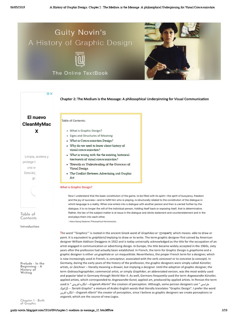 Visual Communication Design History | PDF | Theory | Logos