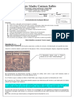 Colégio Madre Carmen Sallés - Instrumento de Avaliação Mensal