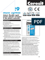 Tds Ro Ceresit cm29 Adeziv Flexibil Rapidpdf