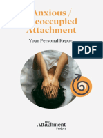 Anxious / Preoccupied Attachment: Your Personal Report