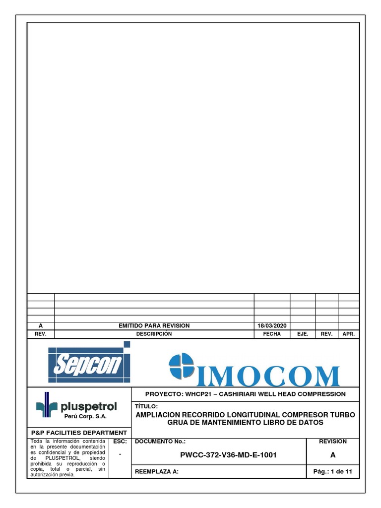 Dossier Ampliacion PWCC 372 VXX MD e 1001 A | PDF | Red mundial