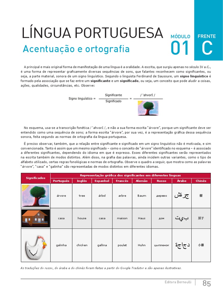 Gramatica - Acentuação e Ortografia, PDF, Estresse (Linguística)