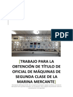 Trabajo Obtención Titulo 2o Oficial Máquinas - José García de Las Bayonas Martínez