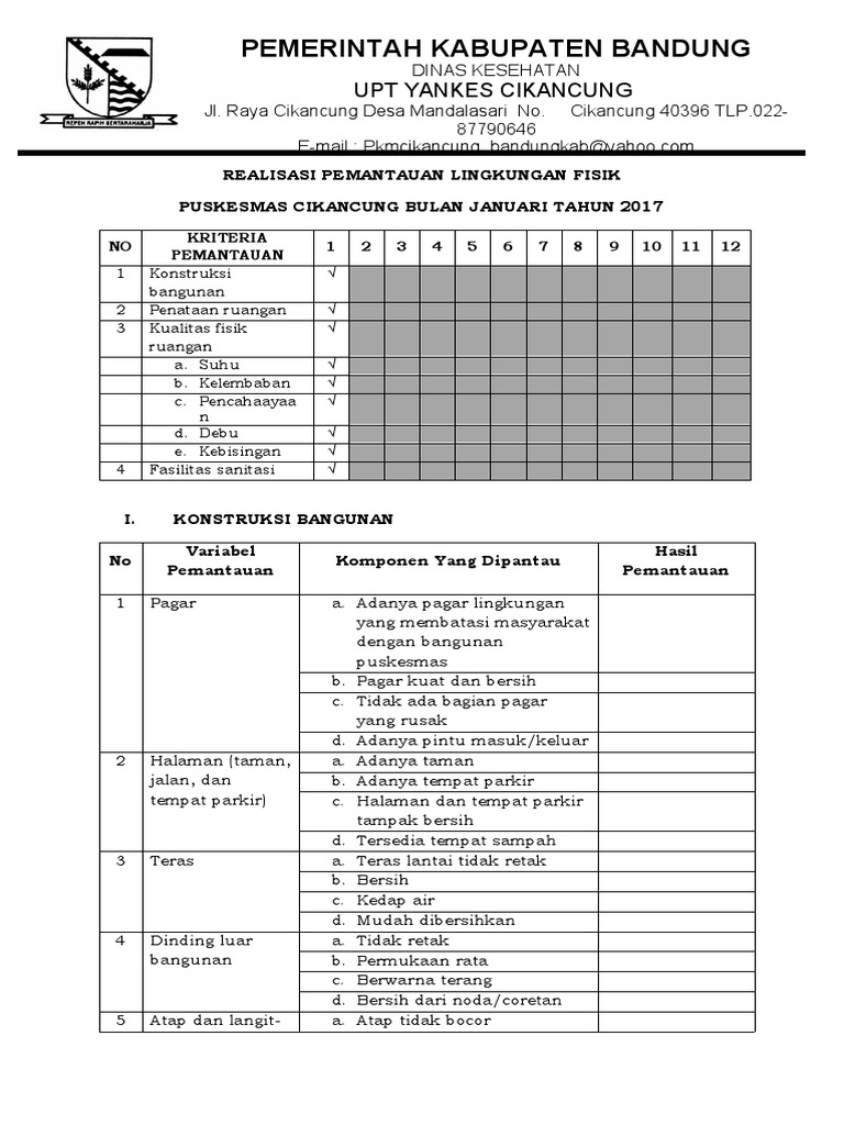 8 5 1 1 b laporan pemantauan lingkungan fisik pdf