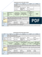 Calendarizacion Ambientando Mis Zonas de Juego