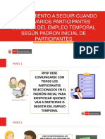 Procedimientos A Seguir para Movimiento de Participantes Antes Del Inicio de Aii