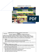 ADMINISTRACIÓN Y PLANIFICACIÓN DE LA EDUCACIÓN I.docx Módulo 4.