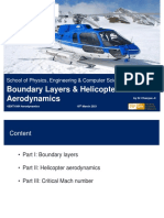 Boundary Layers & Helicopter Aerodynamics: School of Physics, Engineering & Computer Science