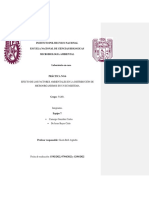 Efecto de Los Factores Ambientales en La Distribución de Microorganismos en Un Ecosistema.