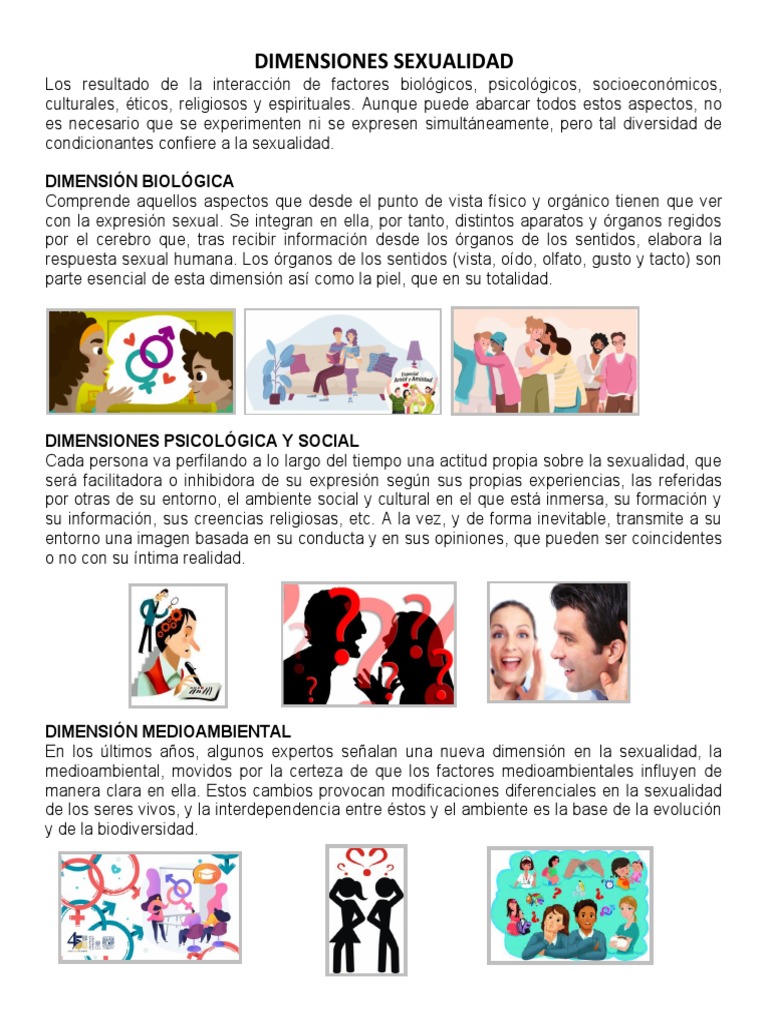 Dimensiones de la Sexualidad Humana | PDF | Relaciones personales ...