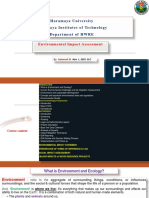 Environmental Impact Assessment