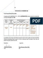 Office/School/Clc Workweek Plan To The Personnel Division/Section/Unit