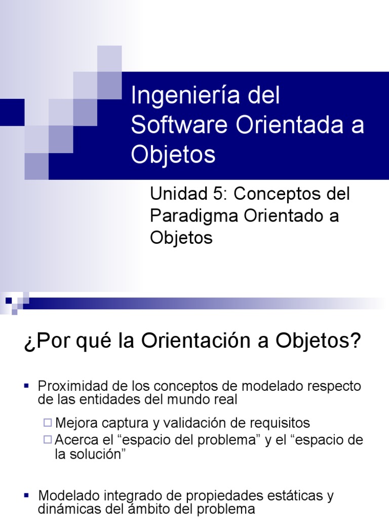 Ingeniería Del Software Orientada A Objetos | PDF | Herencia ...
