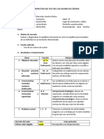 Informe proyectivo del test de los colores de Lüsher