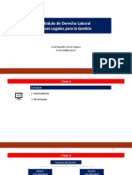 Derecho Laboral: Bases Legales para la Gestión