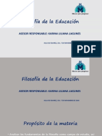 Filosofía de La Educación Pepe