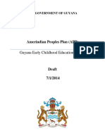 Amerindian Peoples Plan - APP - For Guyana Early Childhood Education - ECE - Project v5 - July 1, 2014