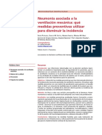 Prevención Neumonía Asociada A La Ventilación Mecánica.