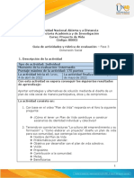 Guia de Actividades y Rúbrica de Evaluación - Unidad 2 - Fase 3 - Dimension Social
