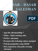 Dasar - Dasar Salesman Slide