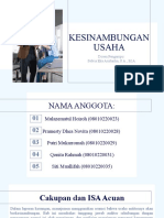 KESINAMBUNGAN USAHA