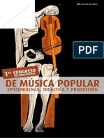 Congreso Música Popular Epistemología Didáctica Producción