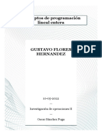 Conceptos de Programación Lineal Entera