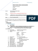 Informe de compatibilidad del expediente técnico de la obra Creación de la losa de recreación multiusos en el sub sector SC 11 distrito de Chilca