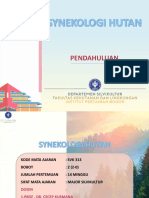 Synekologi Hutan PPT 1-PENDAHULUAN